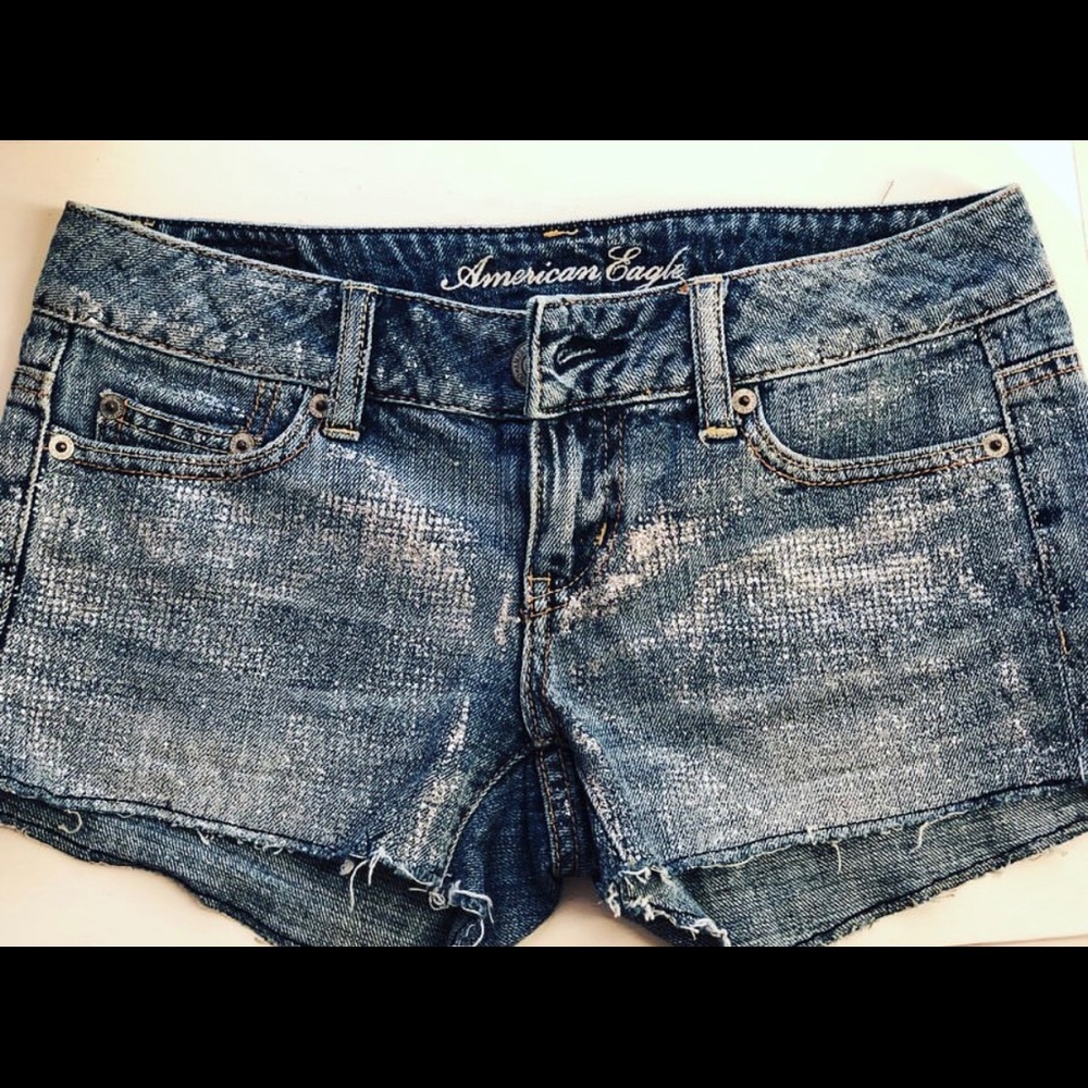 American eagle denim shorts